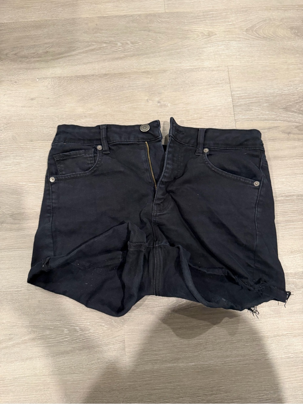 American Eagle Outfitters Black Women's Denim Jean Shorts